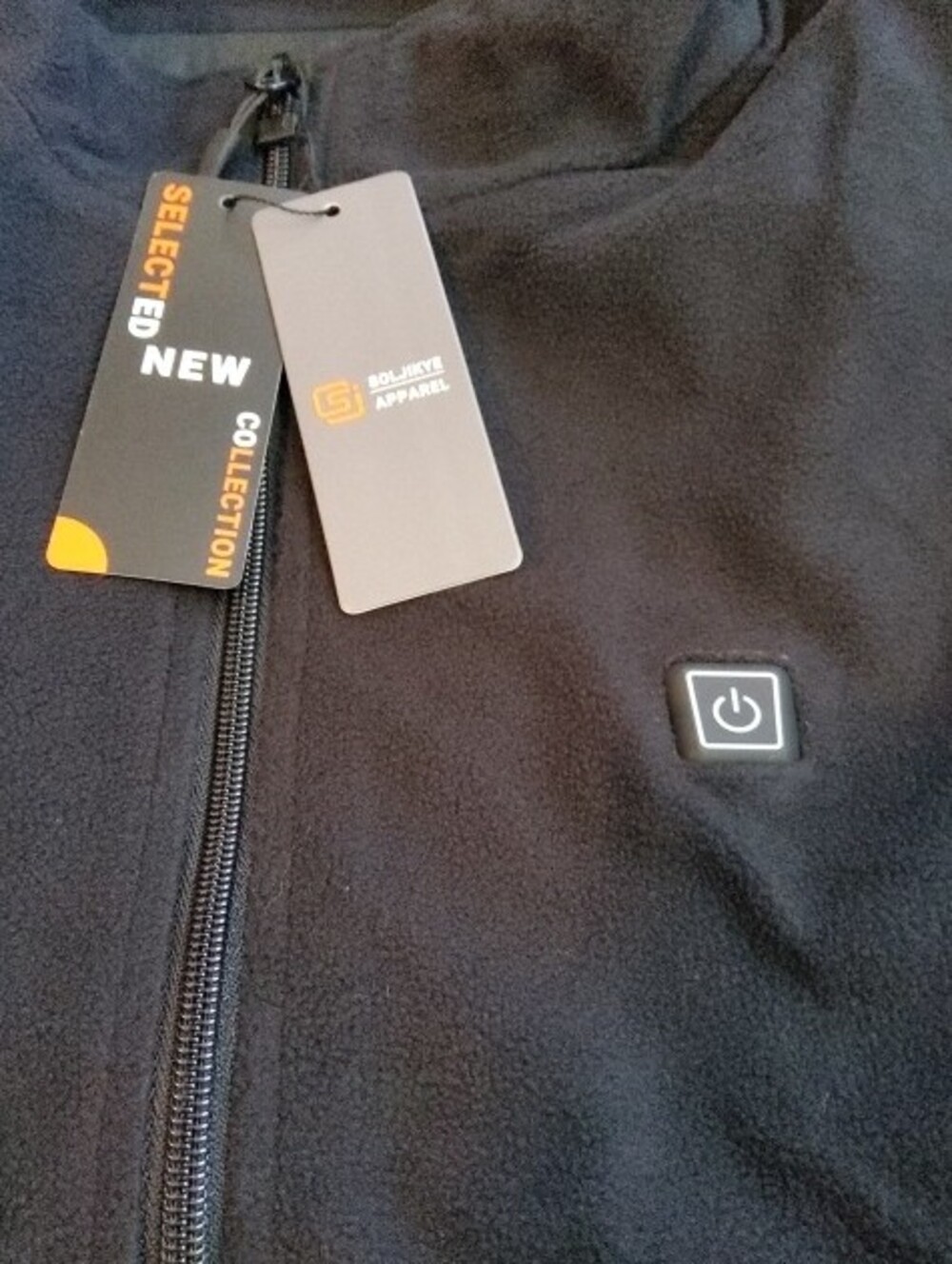 Mens Vest Heated Apparel Black Heated Jacket - Heated Apparel XL NIP NWT - Picture 7 of 10